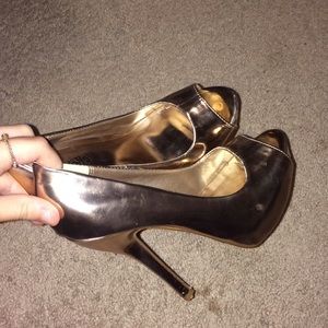 Rose gold heels
